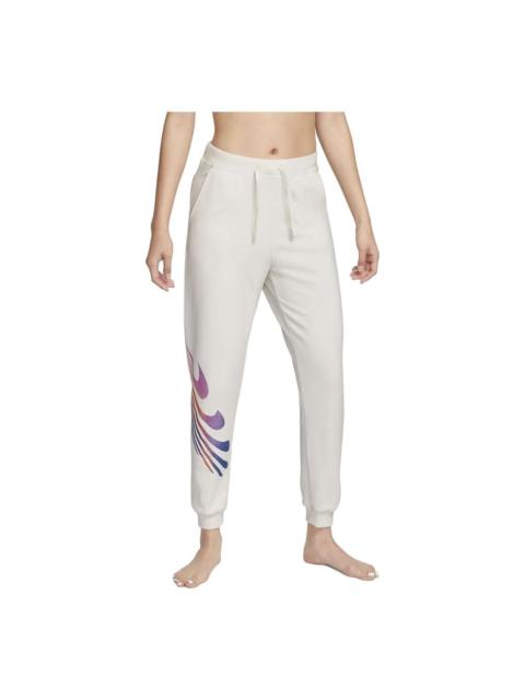 Nike (WMNS) Nike Yoga Luxe A.I.R. 7/8 High-Rise Sweatpants 'Beige' DM7022-030