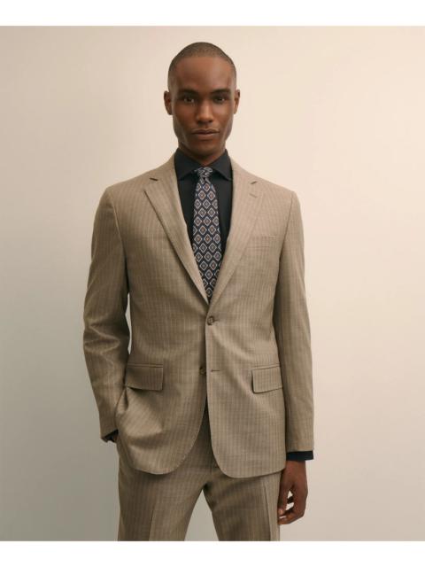 Brooks Brothers Brooks Brothers Explorer Collection Slim Fit Wool Stripe Suit Jacket