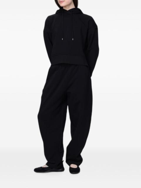 Max Mara drawstring-hood cropped hoodie