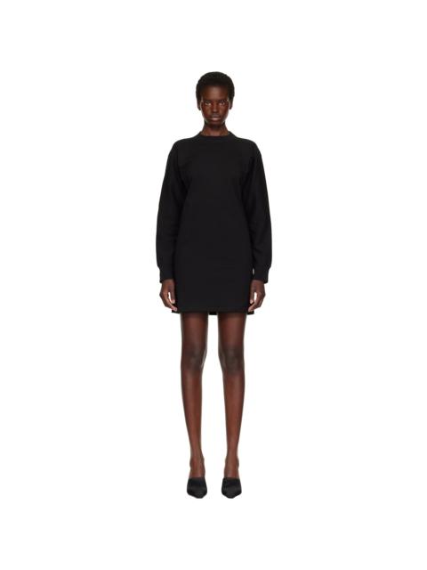 Jil Sander Black Crewneck Minidress