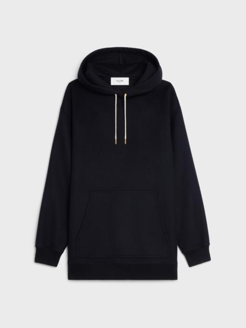 CELINE LONG HOODIE IN DOUBLE FACE CASHMERE