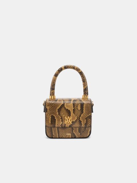 AMIRI WOMEN'S PYTHON EMBOSSED MICRO MA BAG