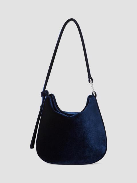 AKRIS Women's Anna Mini Velvet Hobo Bag - Denim
