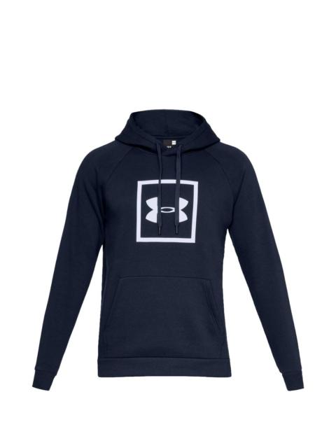 Under Armour Rival box-logo fleece hoodie
