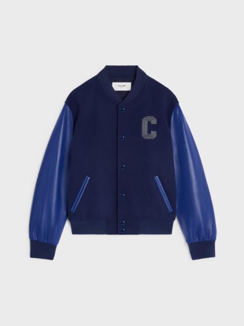 CELINE TEDDY JACKET IN TEXTURED WOOL