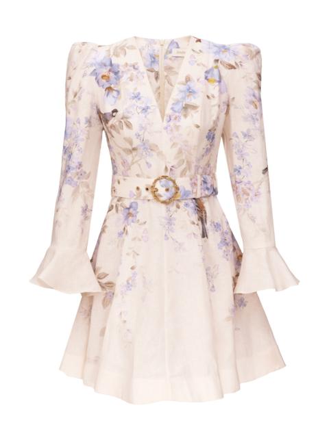Zimmermann LUNA PLUNGE MINI DRESS