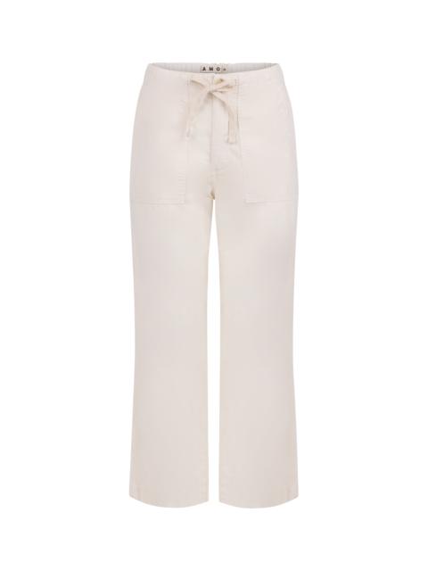 AMO Easy Drawstring Slouch Crop