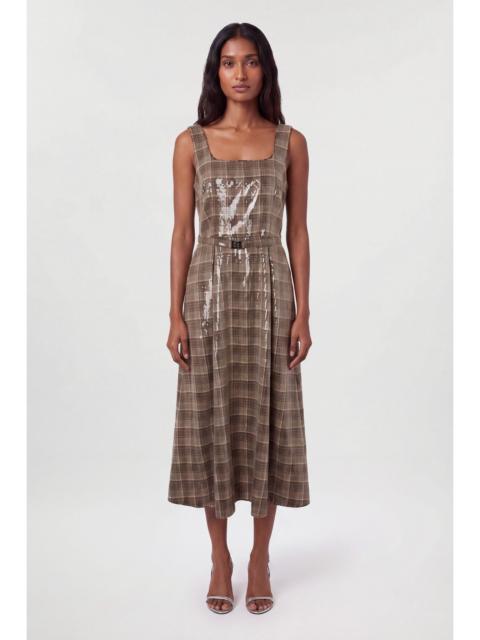 KAREN MILLEN Sequin Belted Full Midi Dress