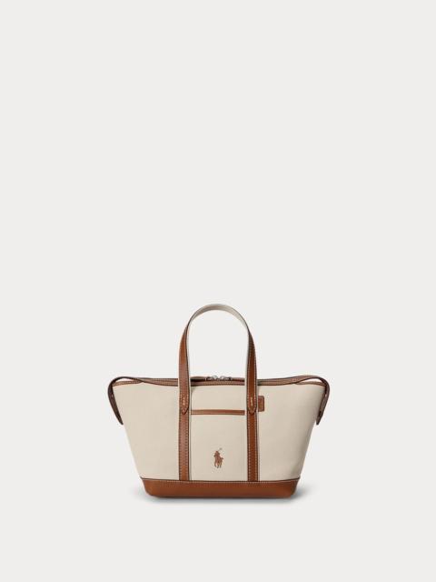 Polo Ralph Lauren Cotton Canvas Mini Shopper Tote