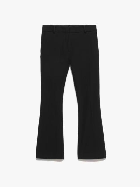 Le Crop Mini Boot Trouser in Noir