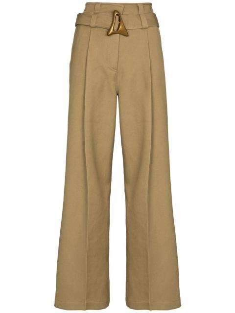 AERON Flyn belted straight-leg trousers