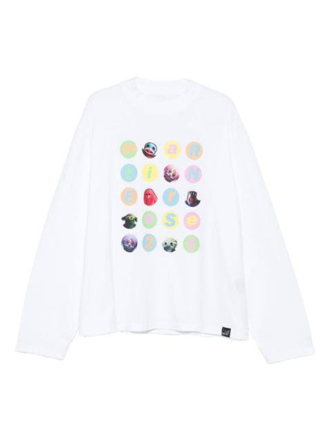 Martine Rose graphic-print long-sleeve T-shirt