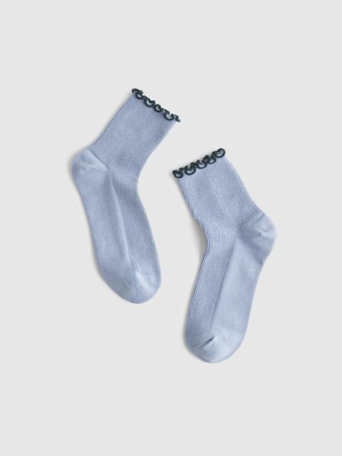 Madewell Lettuce-Trim Ankle Socks
