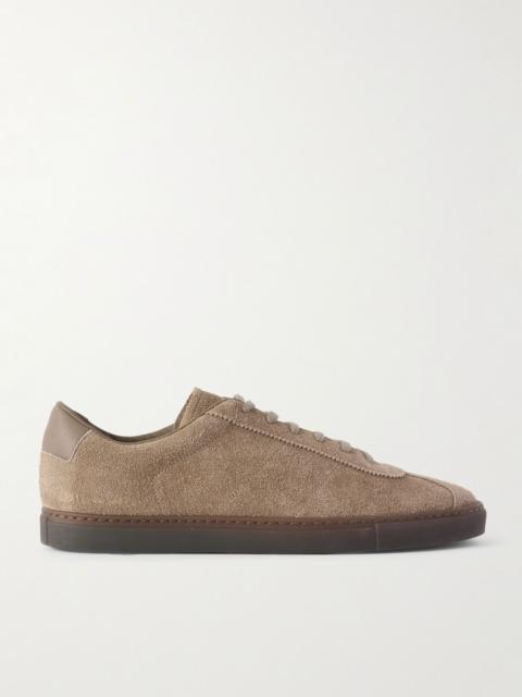 Common Projects Field Trainer Brushed-Suede Sneakers Brown