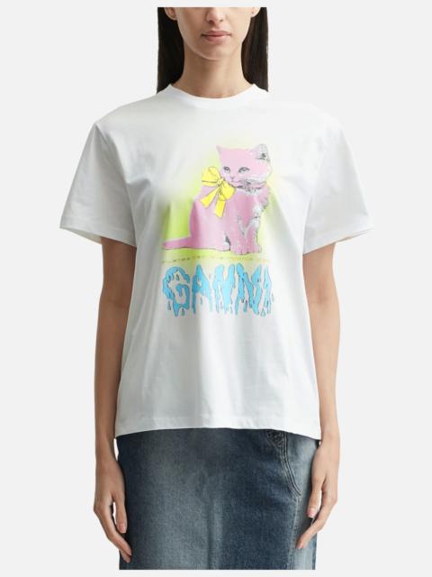 GANNI KITTY T-SHIRT