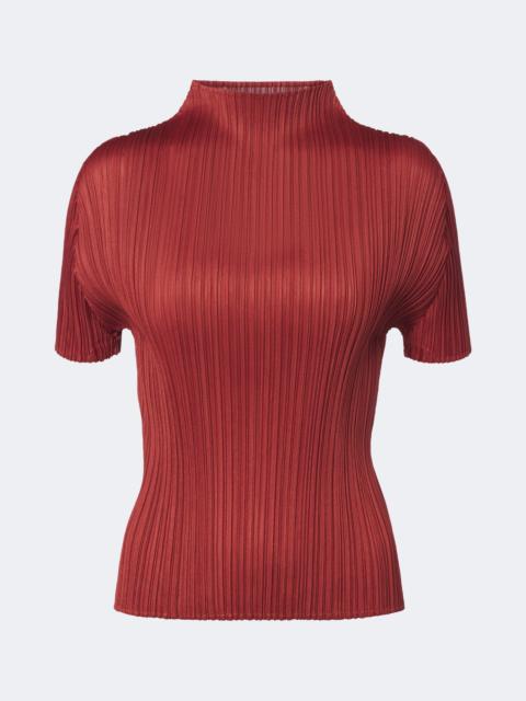 Pleats Please Issey Miyake Monthly Colors: September pleated top