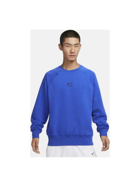 Nike Nike Air Fleece Crew Sweatshirt 'Blue' FB7204-480