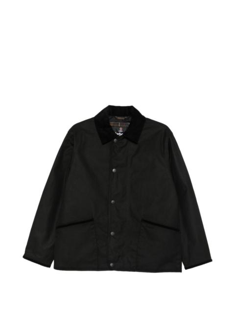 Barbour Liddesdale corduroy-collar waxed jacket