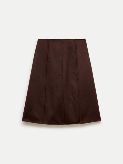 ECKHAUS LATTA Eckhaus Latta x J.Crew paneled wool-blend skirt