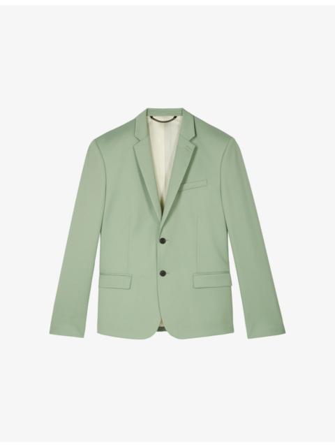 The Kooples Notch-Lapel Single-Breasted Wool Blazer