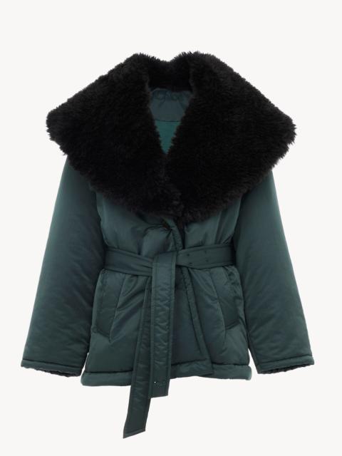 Chloé SHORT COAT IN TECHNICAL SATIN