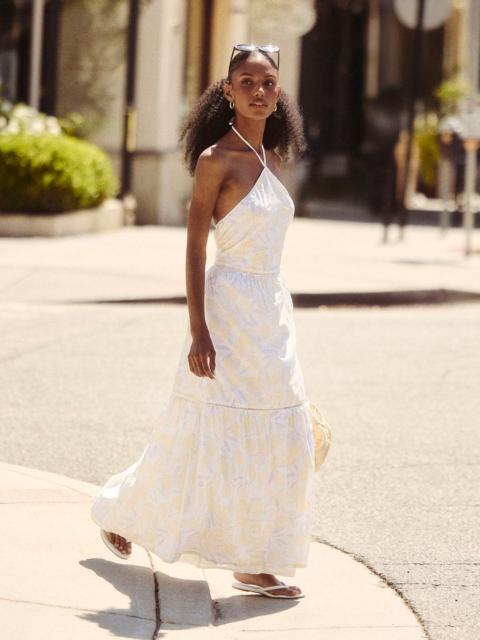 Splendid Lia Lemon Maxi Dress
