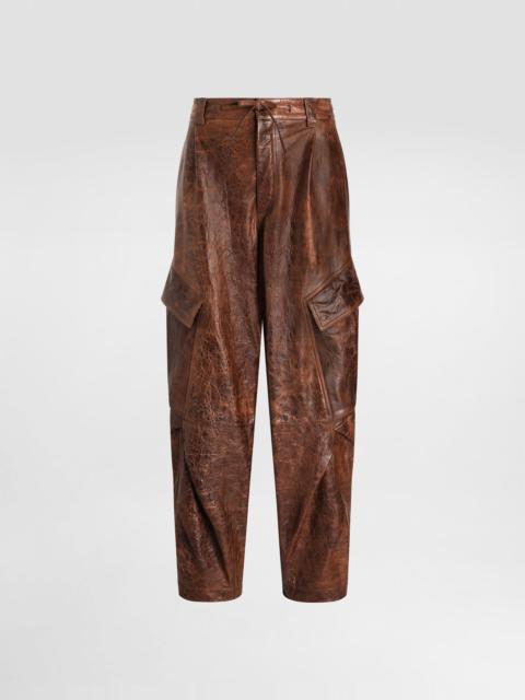 Lambskin trousers