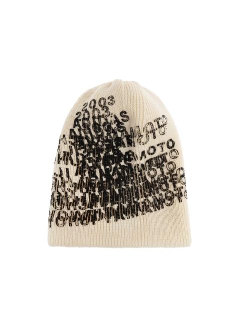 Y-3 print beanie