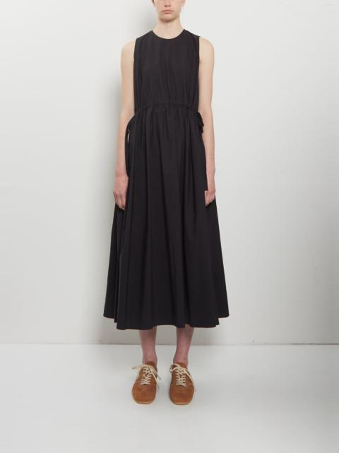 apuntob Cotton Pleated Sleeveless Dress