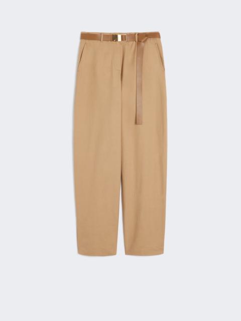 Max Mara BLEU Cotton twill trousers