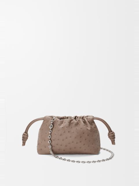 Loewe Mini Flamenco purse in ostrich