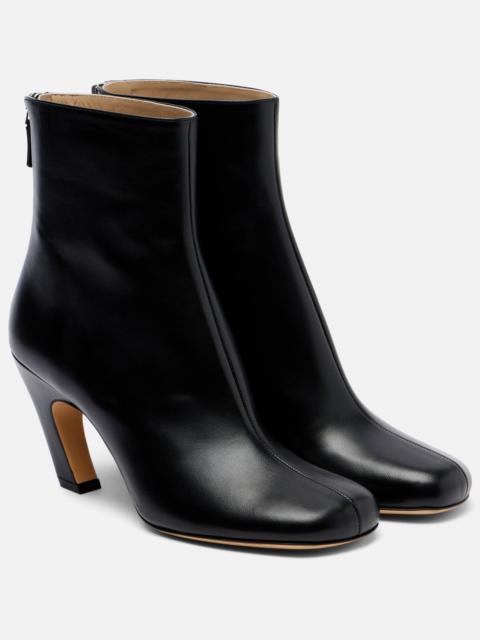 LE MONDE BÉRYL Leather ankle boots