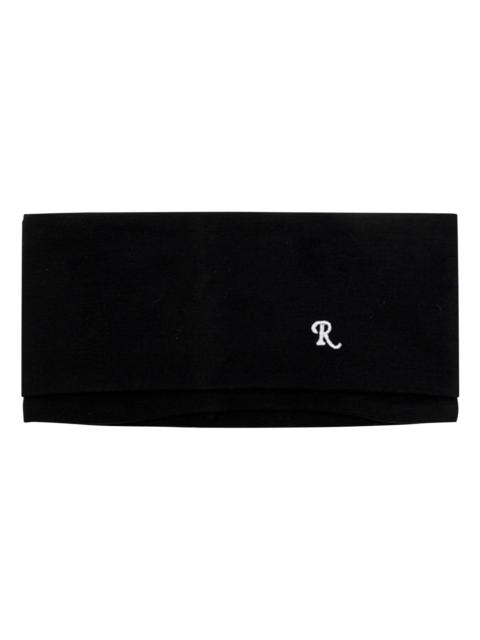 Raf Simons Logo Neckerchief Scarf 'Black'