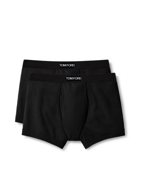 COTTON BOXER BRIEFS TWO PACK