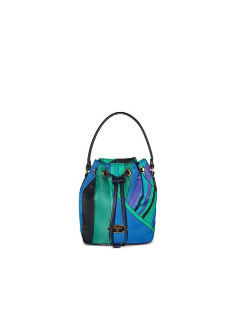 Yummy striped bucket bag