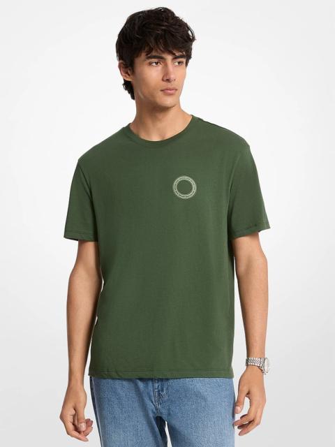 MICHAEL KORS Graphic Logo Cotton T-Shirt