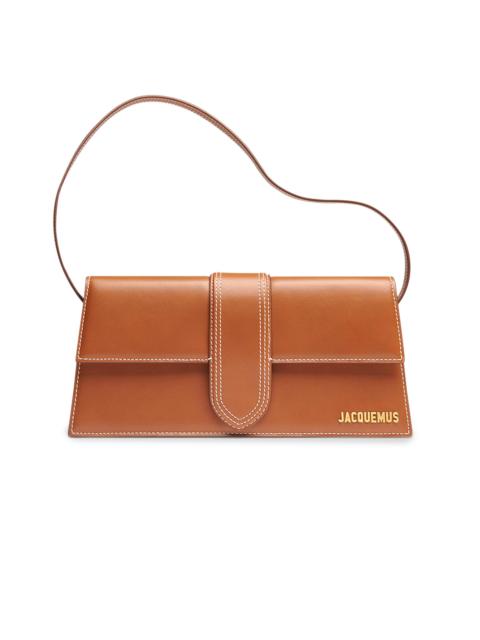 JACQUEMUS Women's Le Bambino Long Leather Top Handle Bag - Light Brown