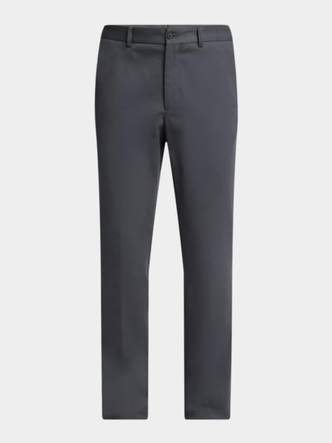 GIORGIO ARMANI Men's Cotton and Cashmere Slim Flat-Front Trousers