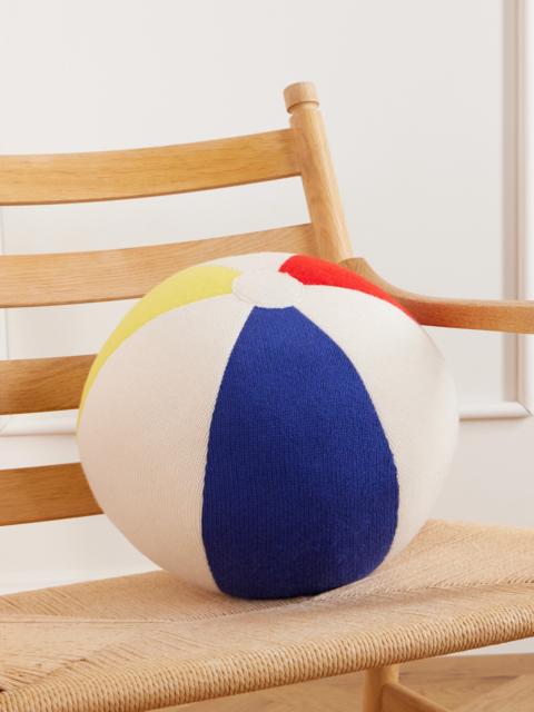 The Elder Statesman Beachball Patchwork-cashmere Plushie