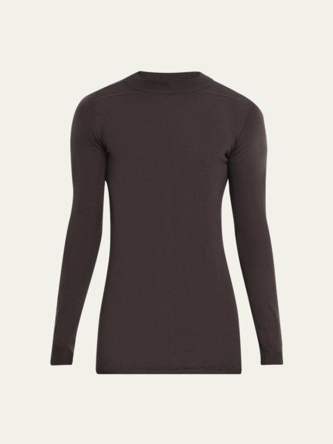 Rick Owens Men's Cashmere Slim-Fit Crewneck Sweater