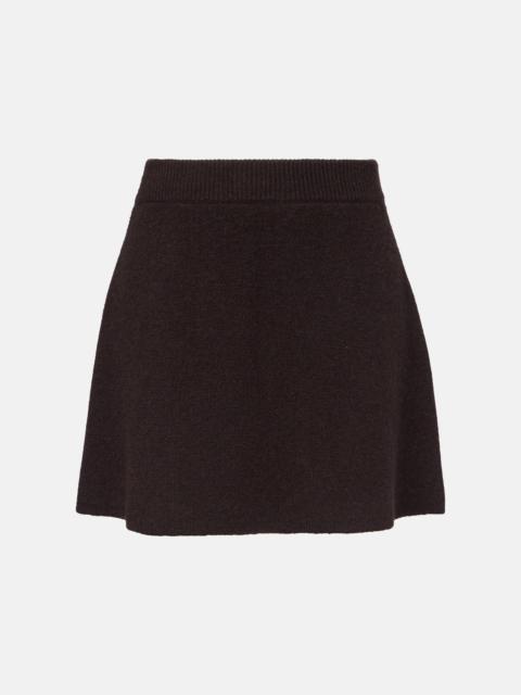 LISA YANG Clare high-rise cashmere miniskirt