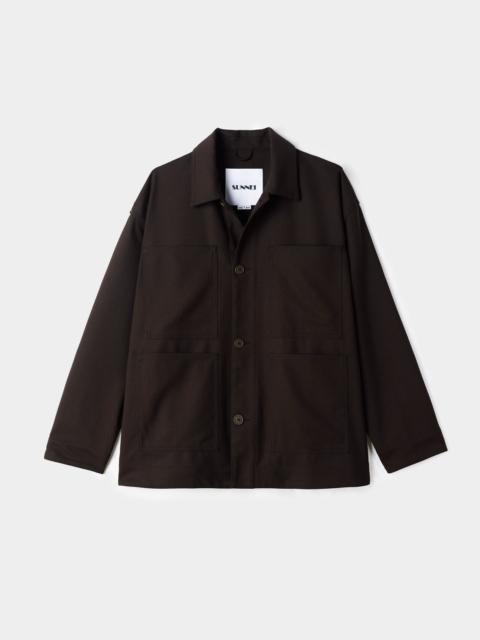 SUNNEI FOUR POCKETS OVERSHIRT / brown