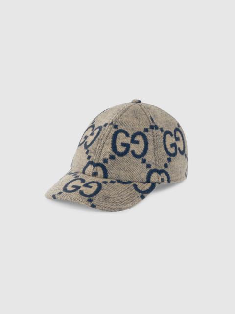 GUCCI Jumbo GG wool baseball hat