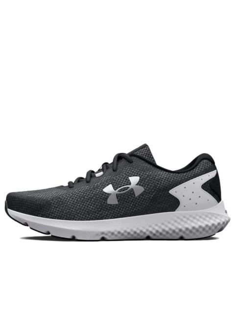 (WMNS) Under Armour Charged Rogue 3 Knit 'Black White' 3026147-001