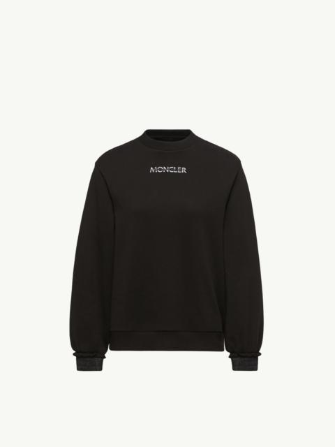 Moncler Cotton Fleece Logo Sweatshirt