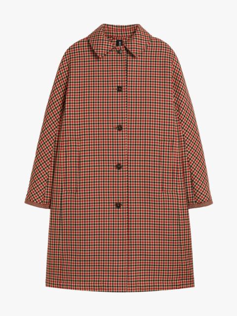 Mackintosh FAIRLIE RED SHEPARD CHECK WOOL OVERCOAT | LMC-008