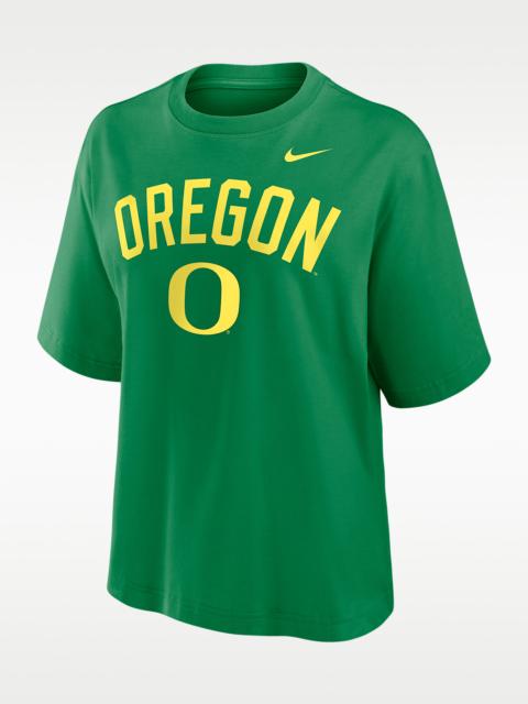 Nike Oregon Arch Over Logo Boxy Women's Nike College T-Shirt