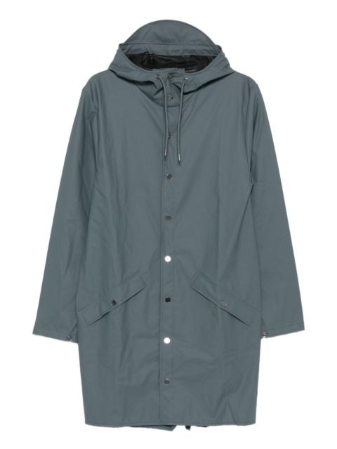 RAINS snap-button hooded raincoat