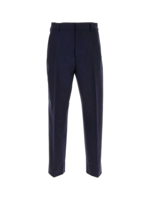 ZEGNA Navy Blue Wool Pant Nr Exterior: Pantaloni