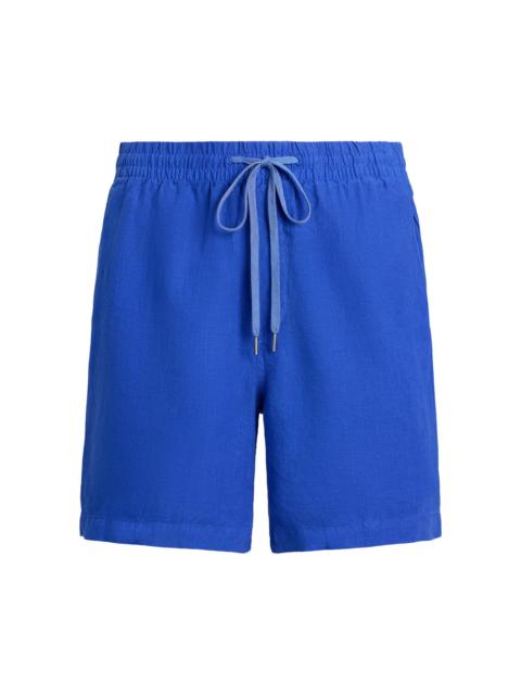 Polo Ralph Lauren Men's 6-Inch Polo Prepster Linen Short - New Iris Blue
